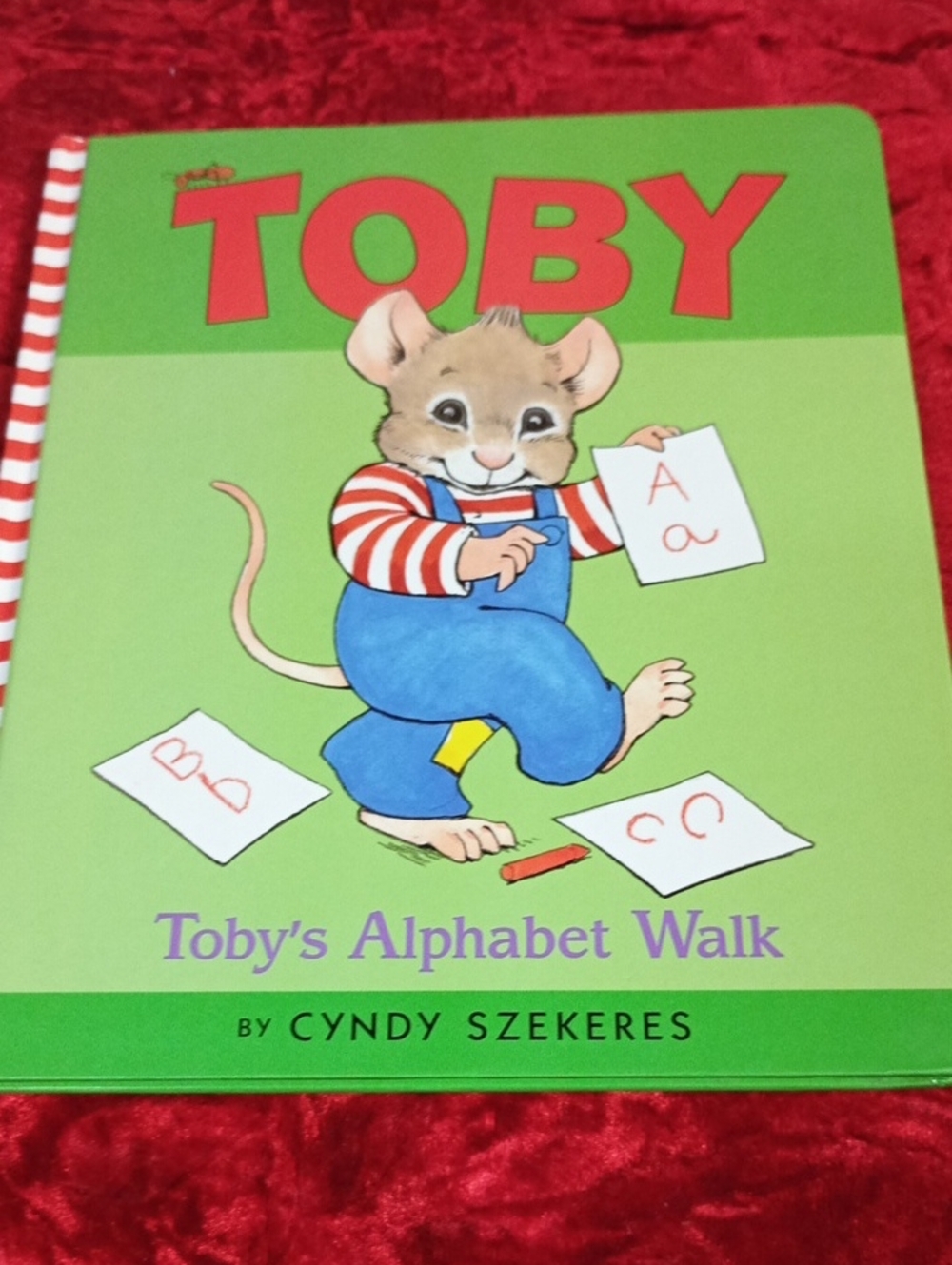 Toby's Alphabet Walk Kids Book - Green
